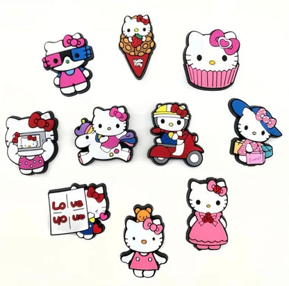 10 piece kitty enamel pin