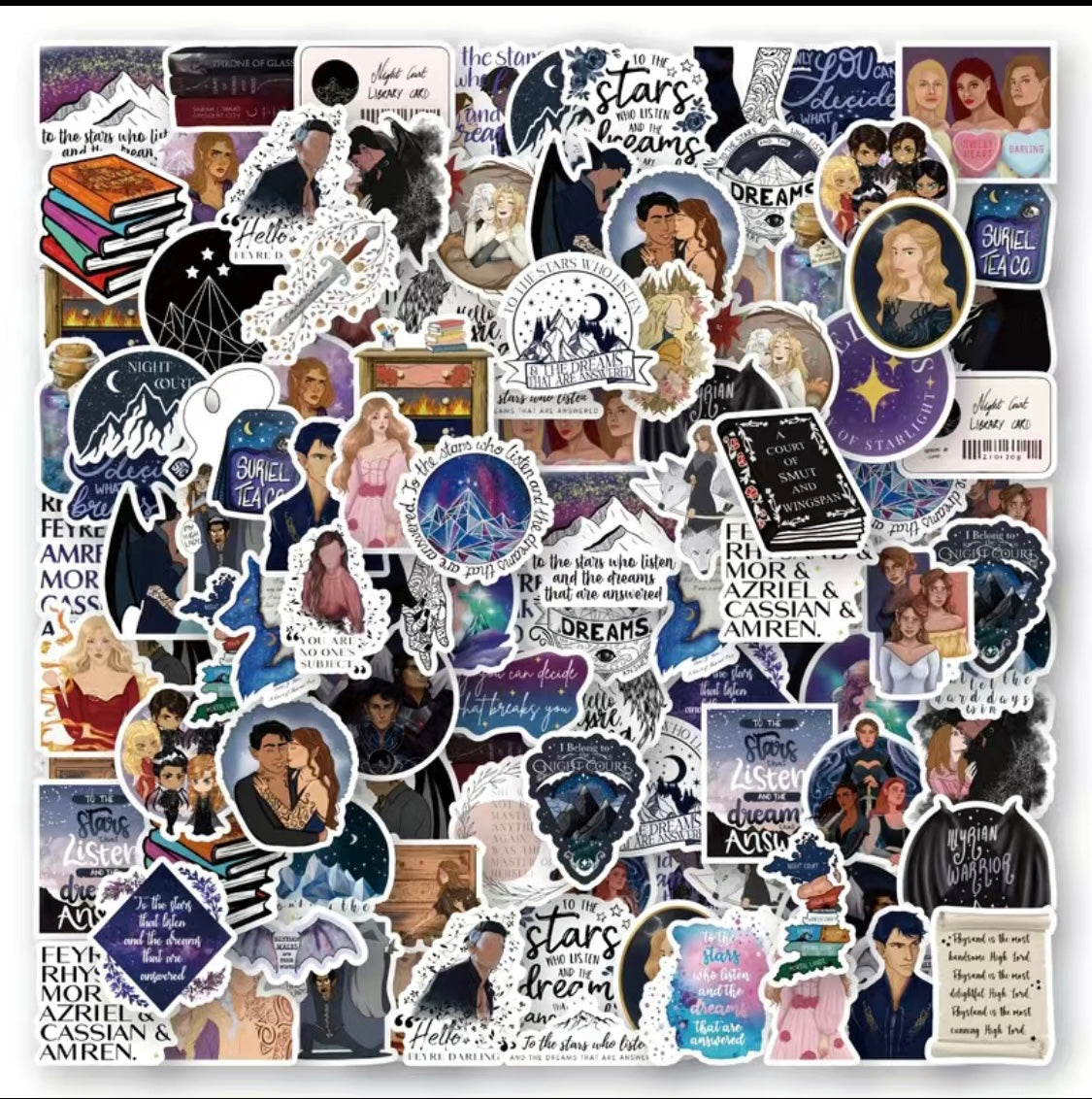 Acotar 50 piece sticker pack